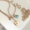Engravable Flat Heart Pendant with Classic Chain in 14k Gold sold by Haverhill