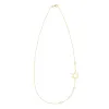 Personalized Classic Star of David & 4 Birthstone Necklace in 14k Gold sold by Haverhill