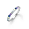 Personalized Rosecliff Birthstone Stackable Ring in 14k Gold sold by Haverhill