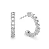 Personalized Rosecliff Birthstone Earrings in 14k Gold sold by Haverhill