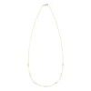 Personalized Classic 7 Birthstone Necklace in 14k Gold sold by Haverhill