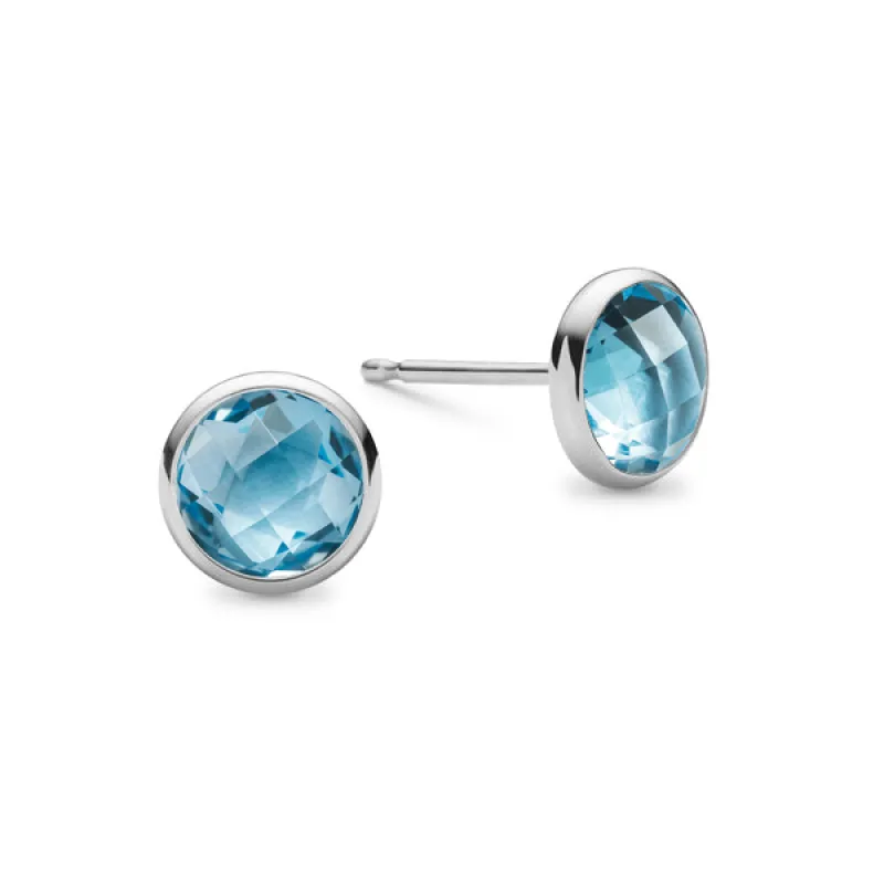Grand Birthstone Stud Earrings in 14k Gold sold by Haverhill