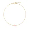 Personalized Classic 1 Birthstone Bracelet in 14k Gold sold by Haverhill