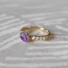 Rosecliff Grand Amethyst Ring in 14k Gold (February) sold by Haverhill