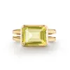 Personalized Warren Horizontal Birthstone Ring in 14k Gold sold by Haverhill