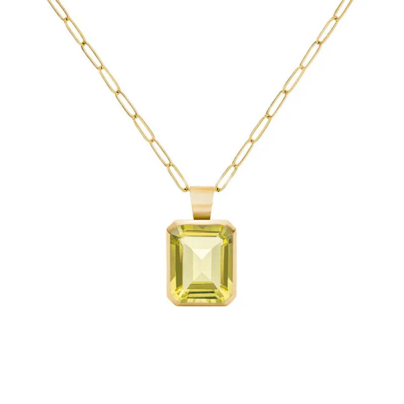 Personalized Warren Birthstone Pendant in 14k Gold sold by Haverhill