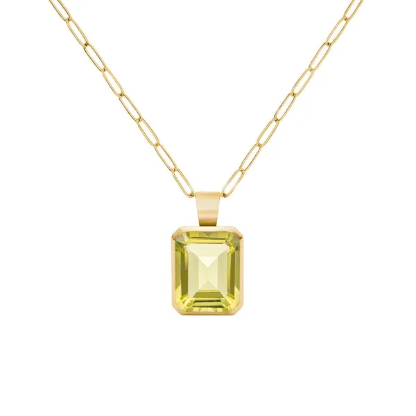 Personalized Warren Birthstone Pendant in 14k Gold sold by Haverhill