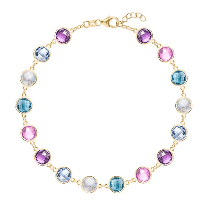 Personalized Newport Grand Bracelet in 14k Gold sold by Haverhill