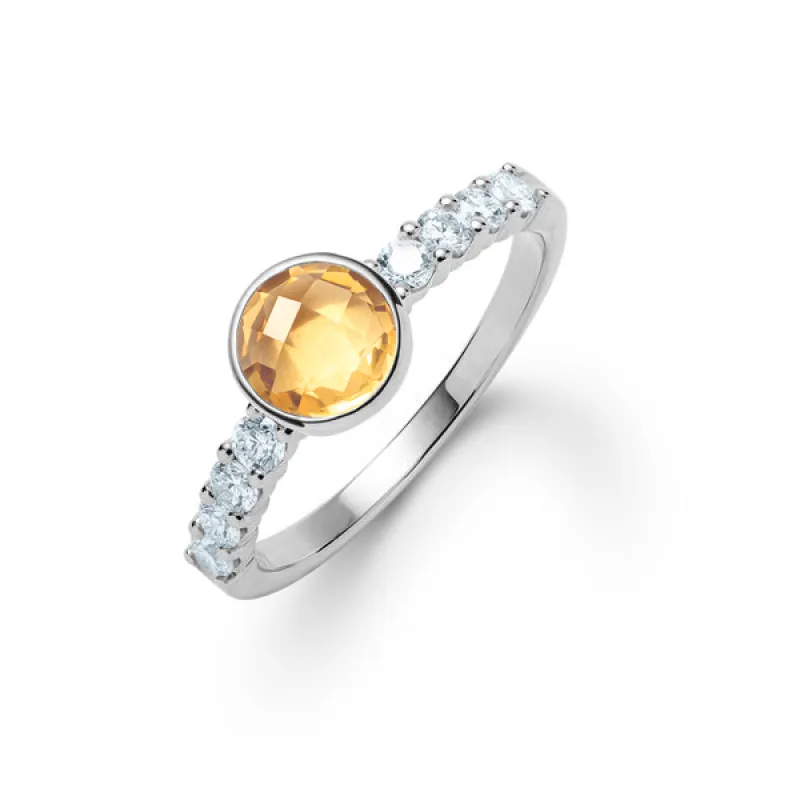 Personalized Rosecliff Grand Ring in 14k Gold sold by Haverhill