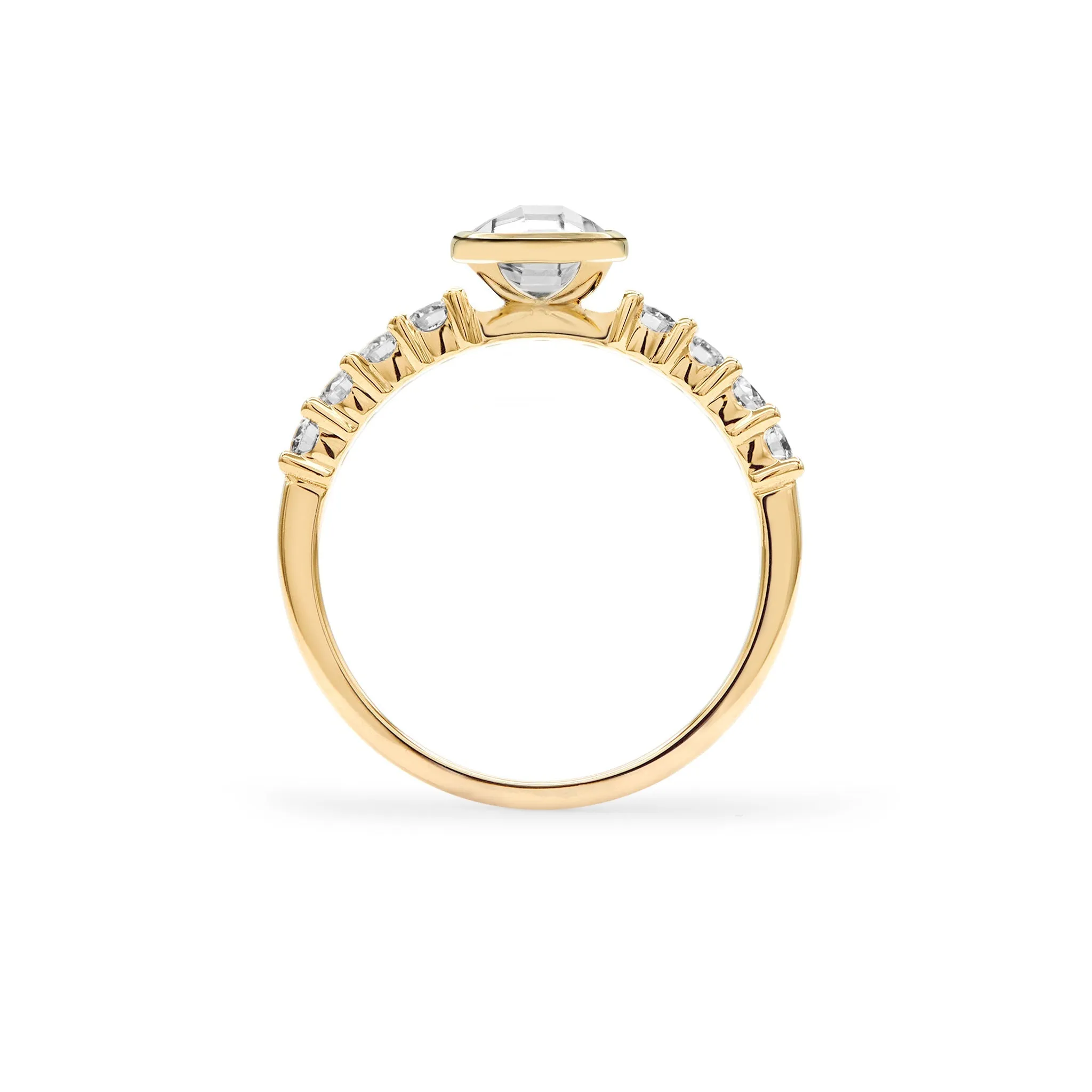 Personalized Rosecliff Grand Ring in 14k Gold sold by Haverhill product image thumbnail 3