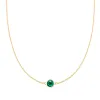 Personalized Grand 1 Birthstone Necklace in 14k Gold sold by Haverhill