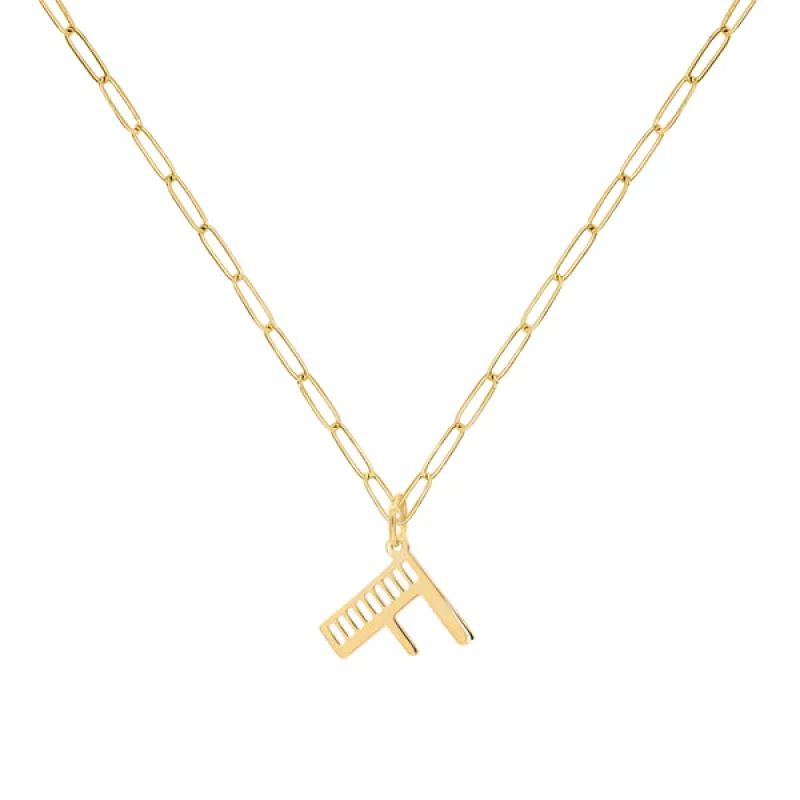 Personalized Essex Letter Pendant in 14k Gold sold by Haverhill