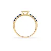 Rosecliff Letter Sapphire Ring in 14k Gold (September) sold by Haverhill