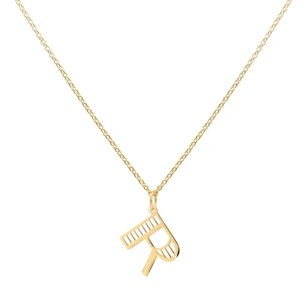 Personalized Essex Letter Pendant in 14k Gold sold by Haverhill