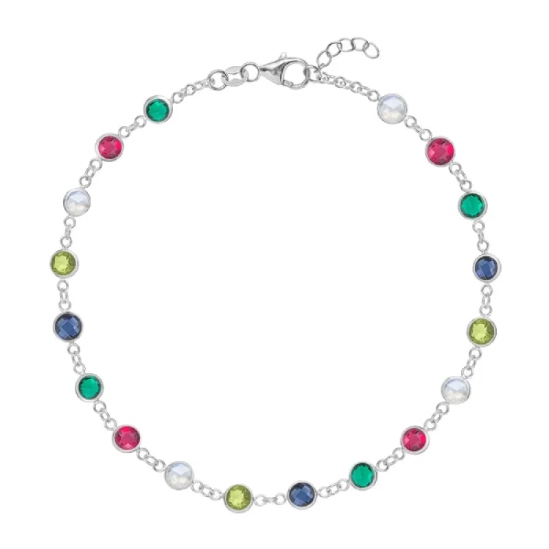 Personalized Newport Birthstone Bracelet in 14k Gold sold by Haverhill