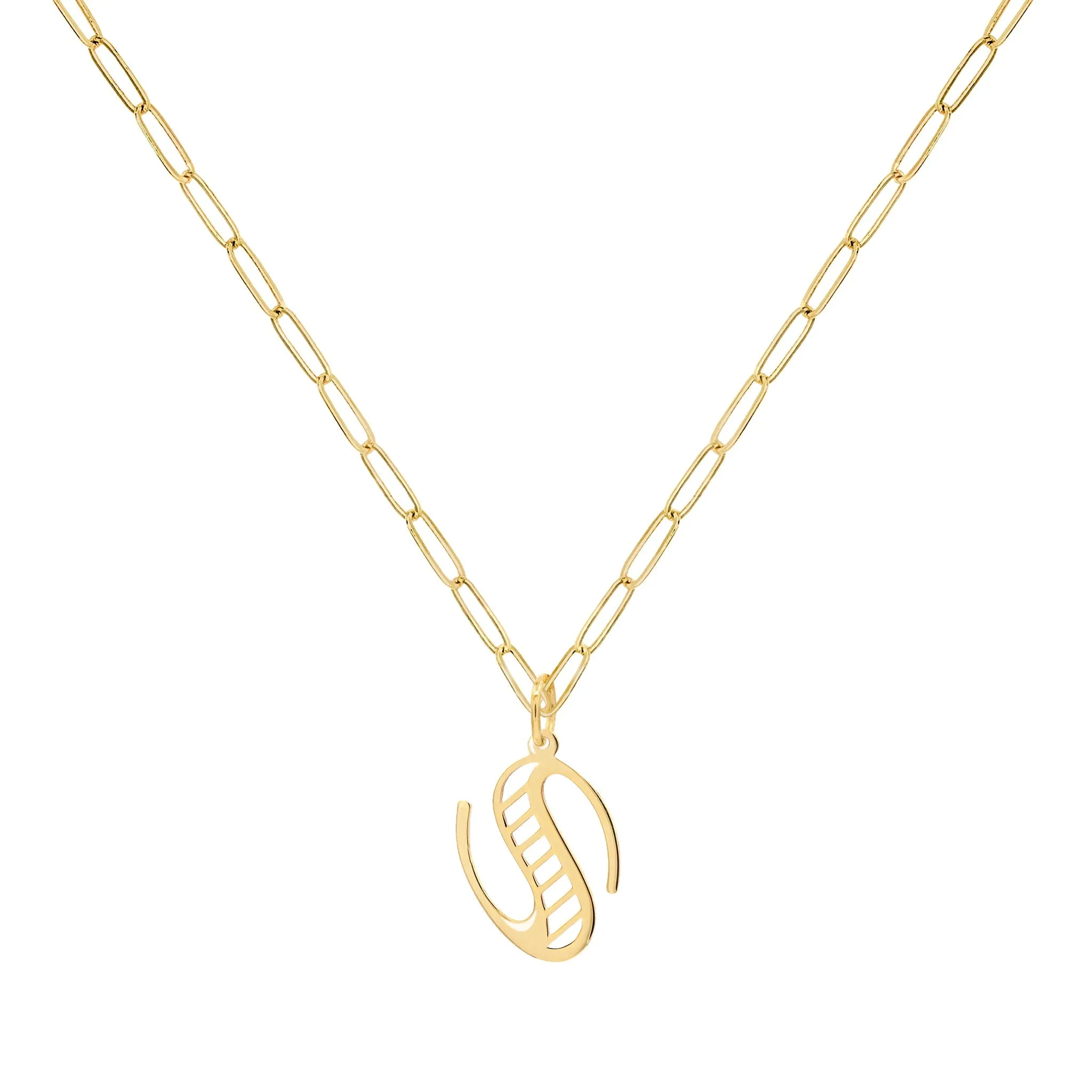 Essex Letter S Pendant in 14k Gold sold by Haverhill product image thumbnail 5