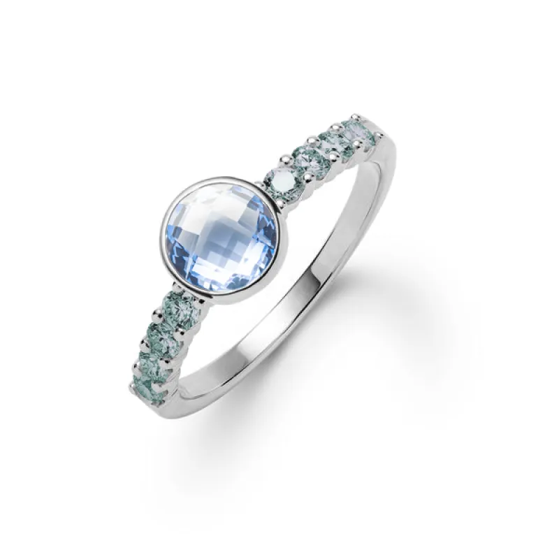 Personalized Rosecliff Grand Ring in 14k Gold sold by Haverhill