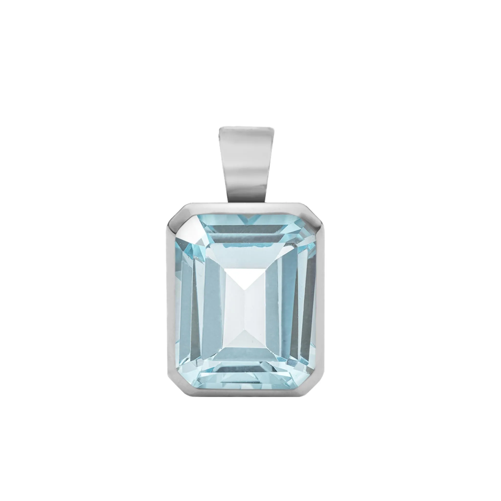 Warren Nantucket Blue Topaz Pendant in 14k Gold (December) sold by Haverhill product image thumbnail 5