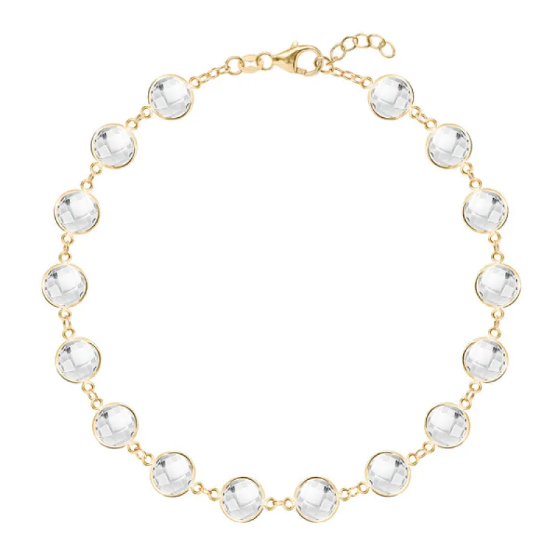 Personalized Newport Grand Bracelet in 14k Gold sold by Haverhill