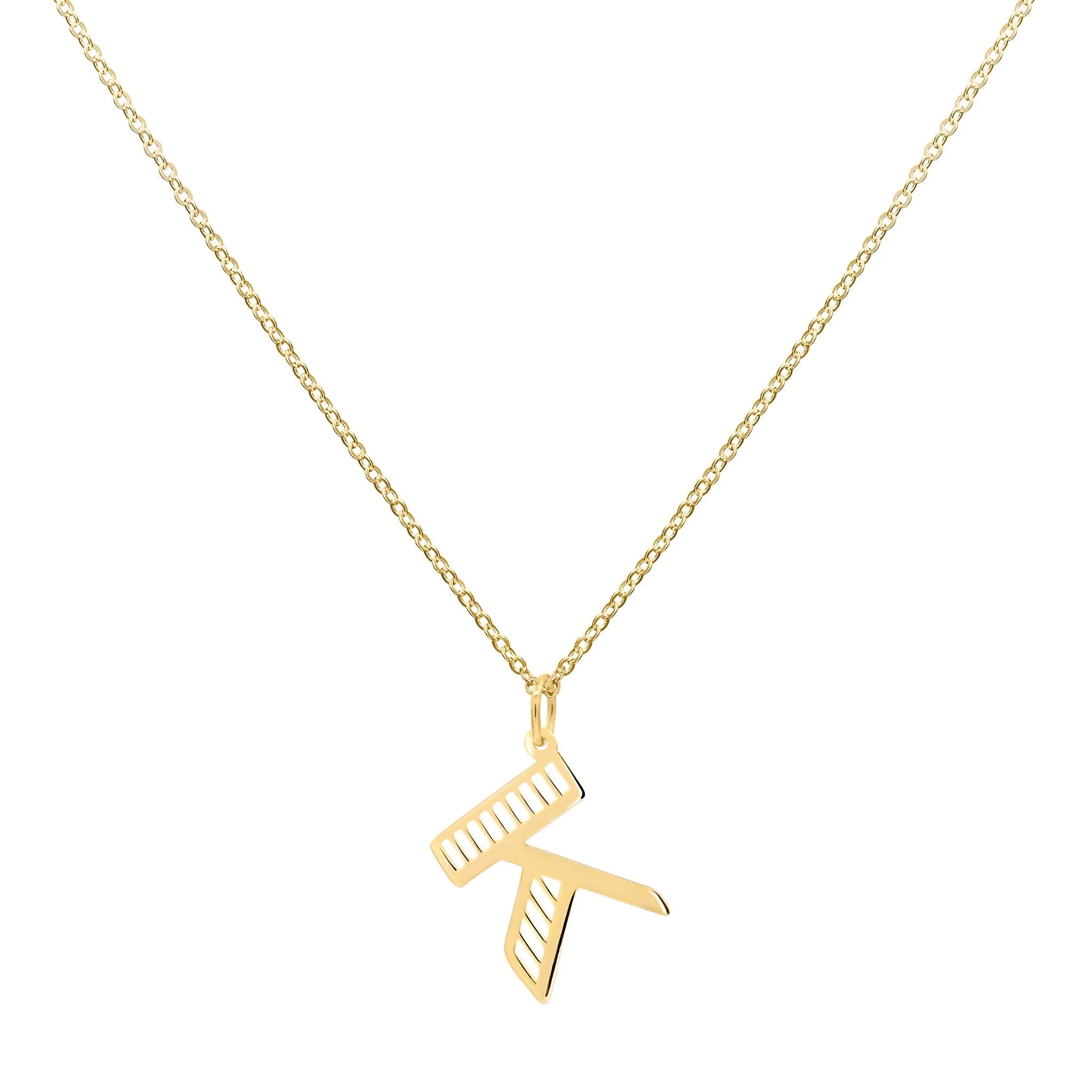 Essex Letter K Pendant in 14k Gold sold by Haverhill product image thumbnail 4