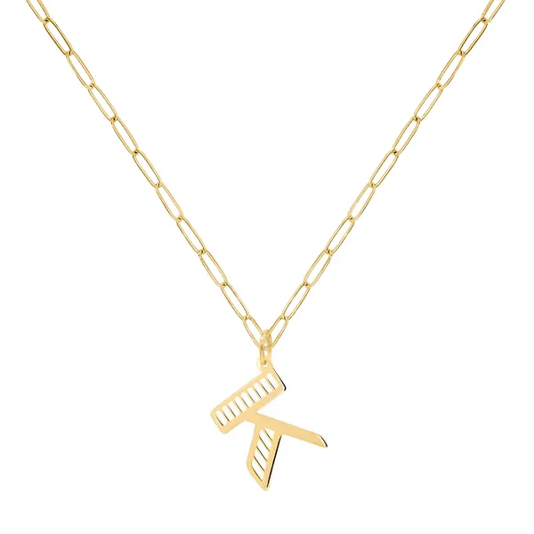 Personalized Essex Letter Pendant in 14k Gold sold by Haverhill