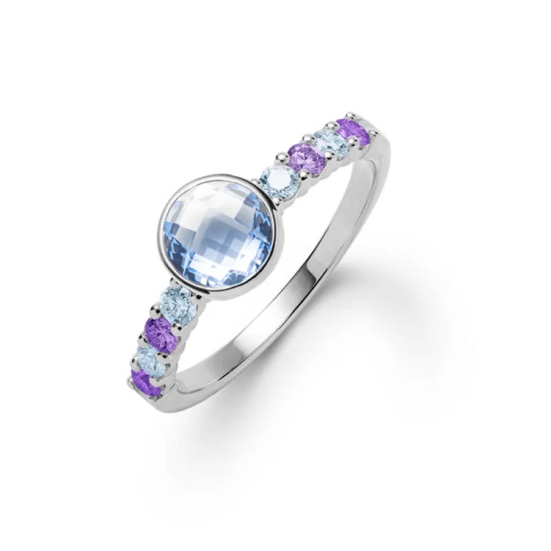 Personalized Rosecliff Grand Ring in 14k Gold sold by Haverhill