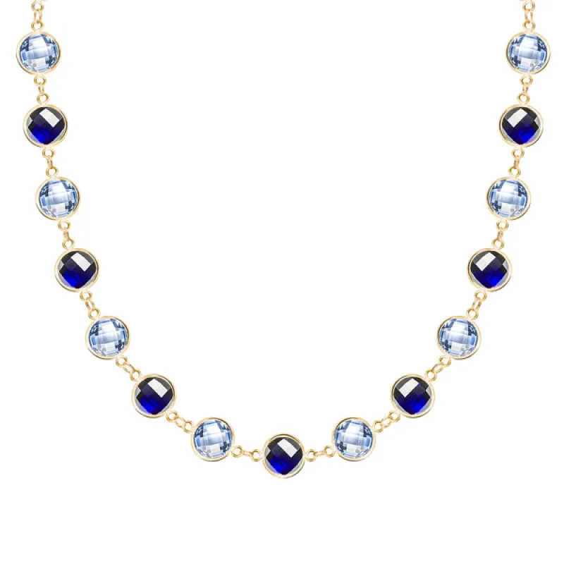 Personalized Newport Grand Necklace in 14k Gold sold by Haverhill