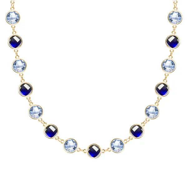 Personalized Newport Grand Necklace in 14k Gold sold by Haverhill