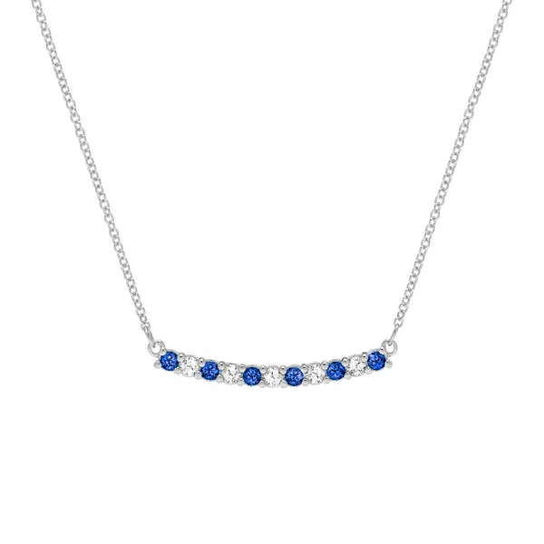 Personalized Rosecliff Bar Necklace in 14k Gold sold by Haverhill