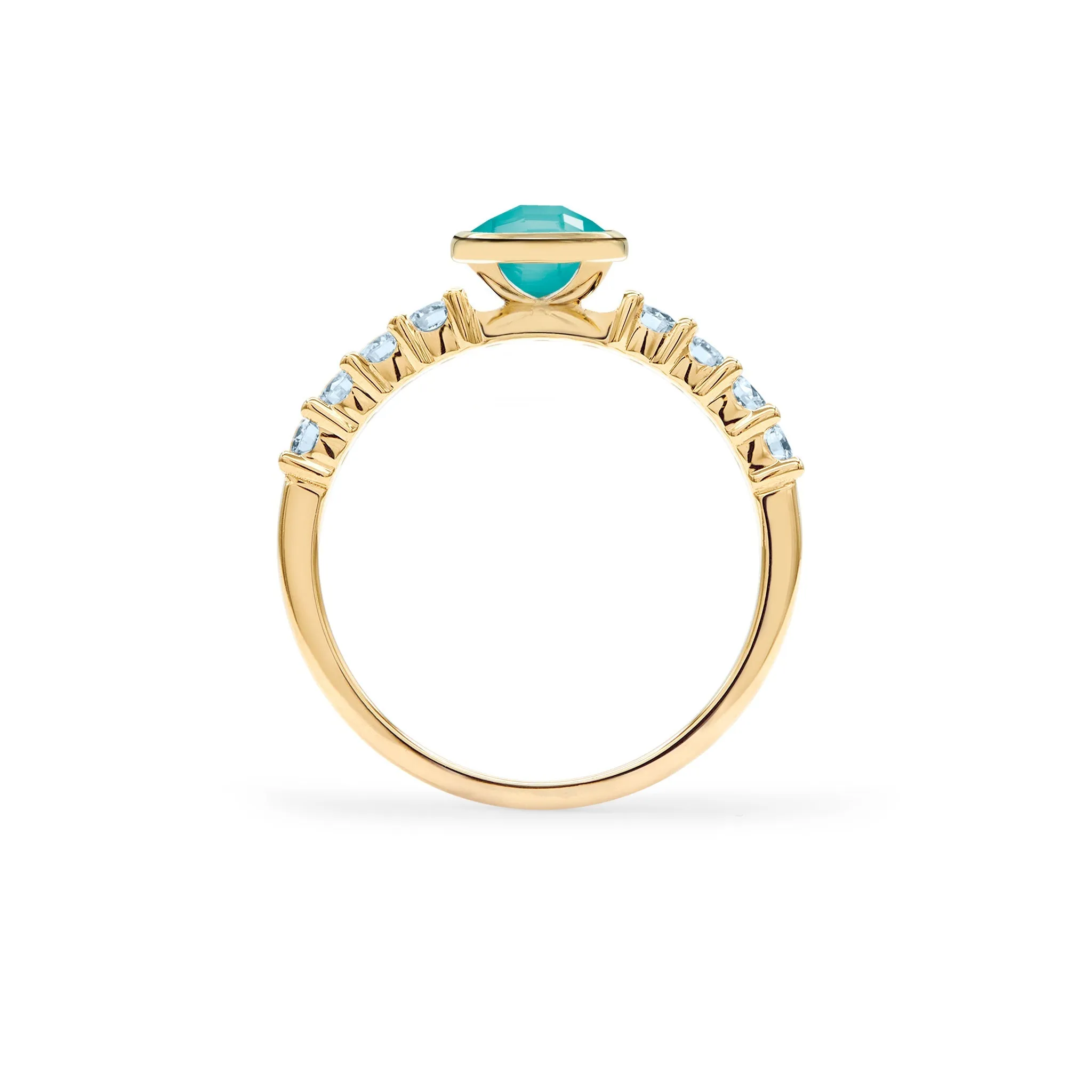 Rosecliff Grand Turquoise Ring in 14k Gold (December) sold by Haverhill product image thumbnail 5