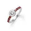 Personalized Rosecliff Letter Ring in 14k Gold sold by Haverhill
