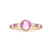 Rosecliff Grand Pink Sapphire Ring in 14k Gold (October) sold by Haverhill