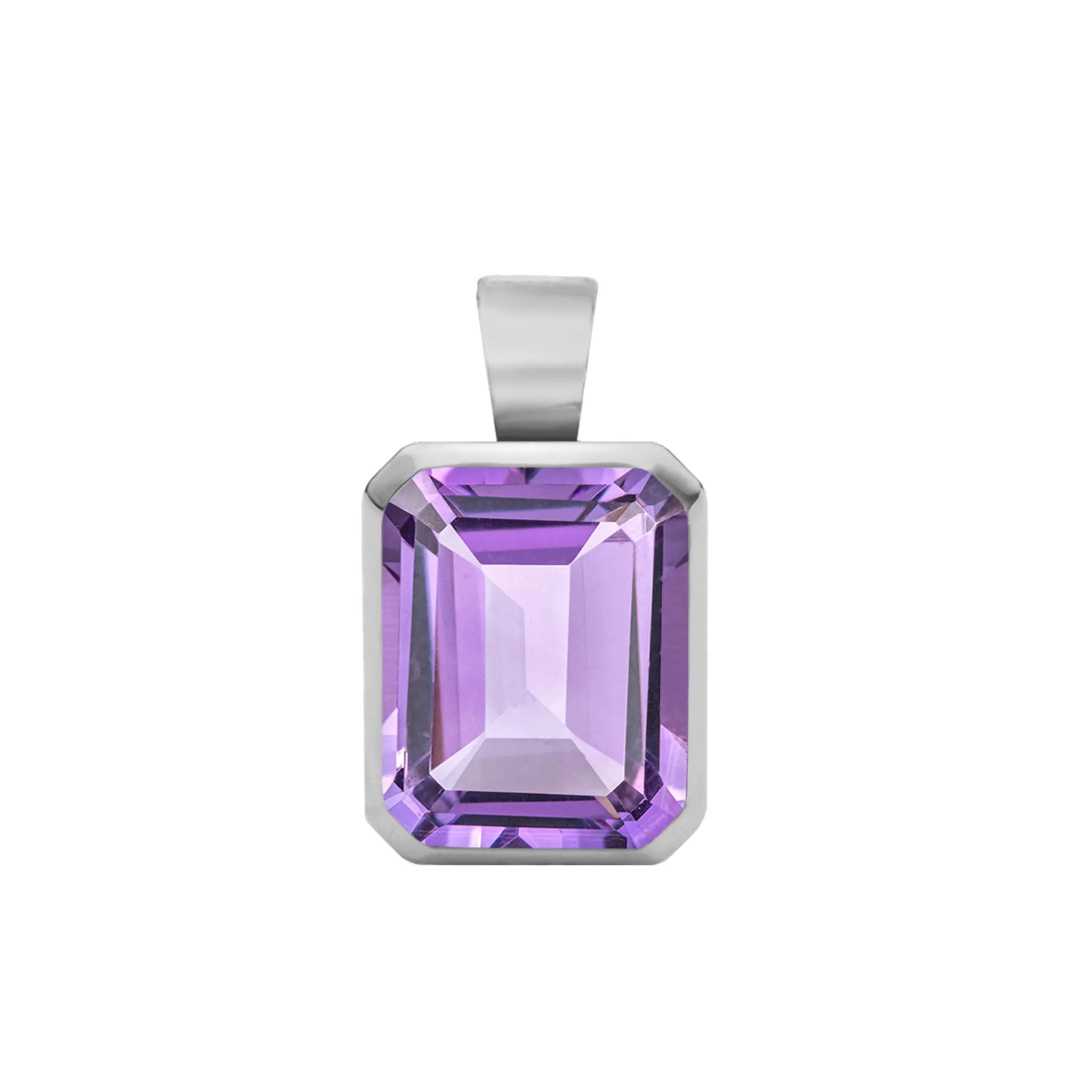 Warren Amethyst Pendant in 14k Gold (February) sold by Haverhill product image thumbnail 5