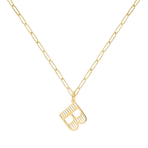 Personalized Essex Letter Pendant in 14k Gold sold by Haverhill
