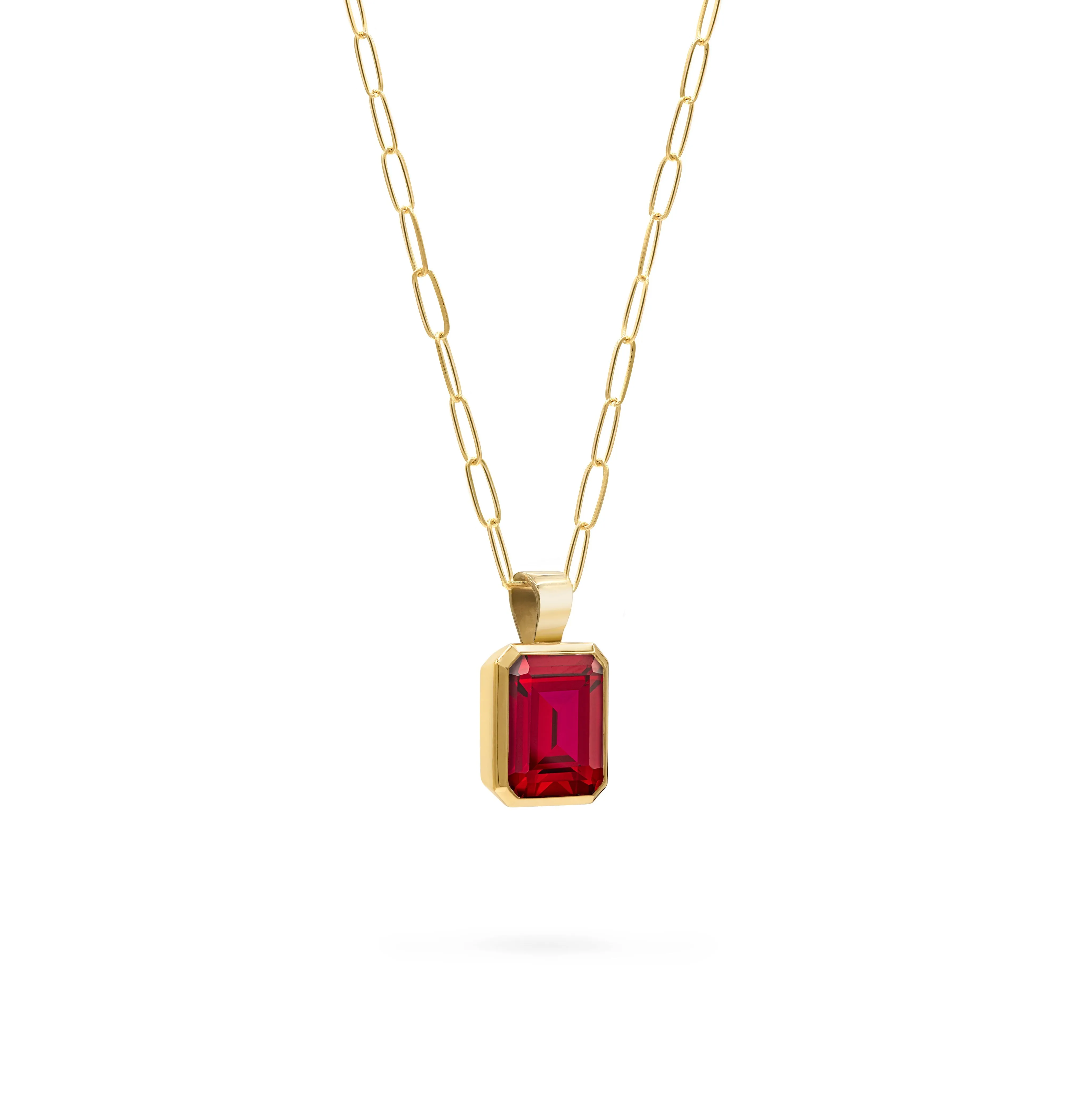 Warren Ruby Pendant in 14k Gold (July) sold by Haverhill product image thumbnail 4