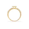 Personalized Rosecliff Letter Ring in 14k Gold sold by Haverhill