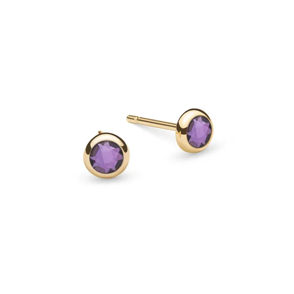 Classic Birthstone Stud Earrings in 14k Gold sold by Haverhill