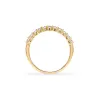 Personalized Rosecliff Birthstone Stackable Ring in 14k Gold sold by Haverhill