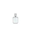 Warren Rainbow Moonstone Pendant with Diamond Bale in 14k Gold (June) sold by Haverhill