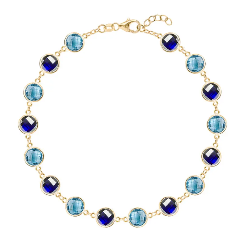 Personalized Newport Grand Bracelet in 14k Gold sold by Haverhill