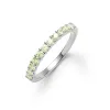 Personalized Rosecliff Birthstone Stackable Ring in 14k Gold sold by Haverhill
