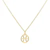 Personalized Zodiac Pendant in 14k Gold sold by Haverhill