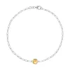 Personalized Grand 1 Birthstone Adelaide Mini Bracelet in 14k Gold sold by Haverhill