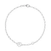 Personalized Scorpio & Birthstone Bracelet on Adelaide Mini in 14k Gold sold by Haverhill