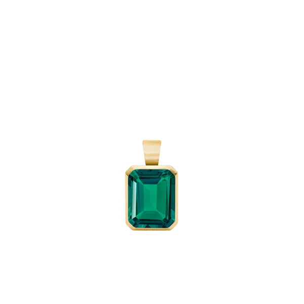 Warren Emerald Pendant in 14k Gold (May) sold by Haverhill