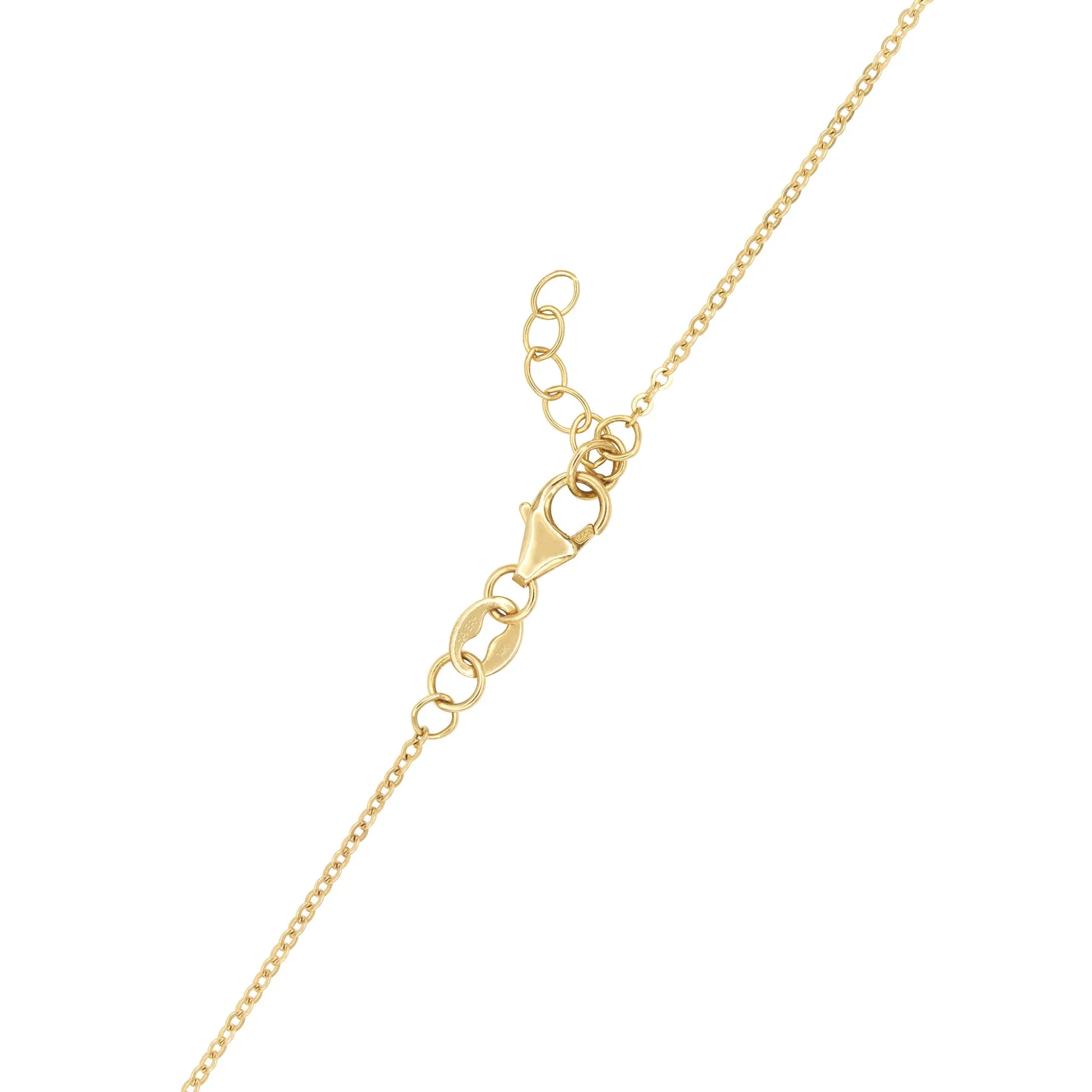 Personalized Bayberry Birthstone Cross Bracelet in 14k Gold sold by Haverhill product image thumbnail 4