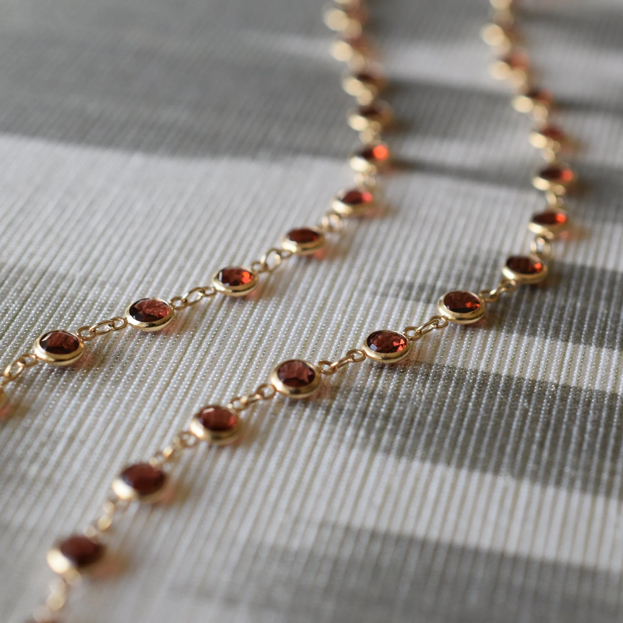 Personalized Newport Birthstone Necklace in 14k Gold sold by Haverhill product image thumbnail 3