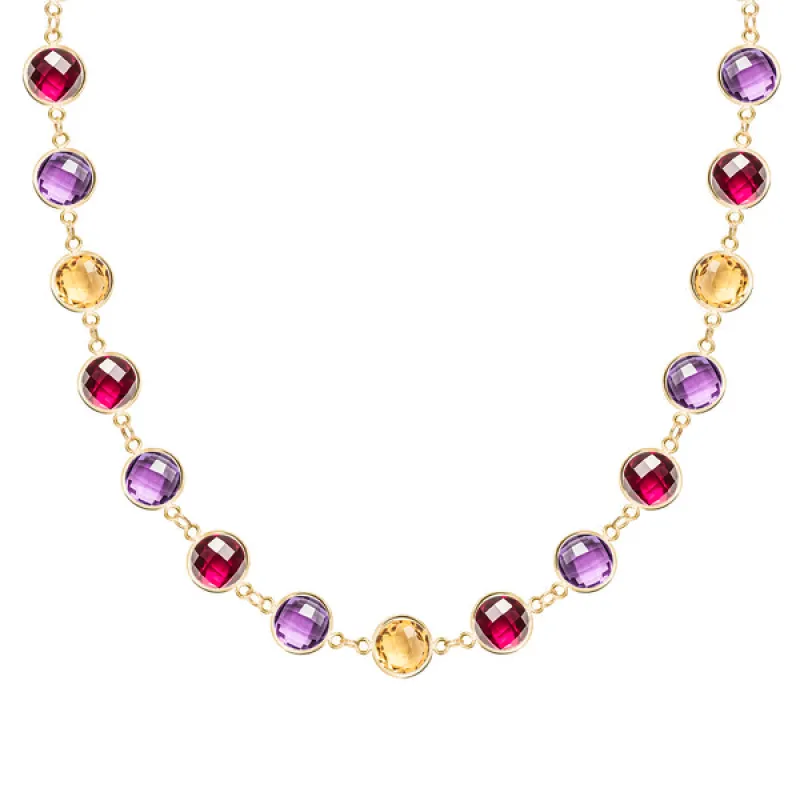 Personalized Newport Grand Necklace in 14k Gold sold by Haverhill