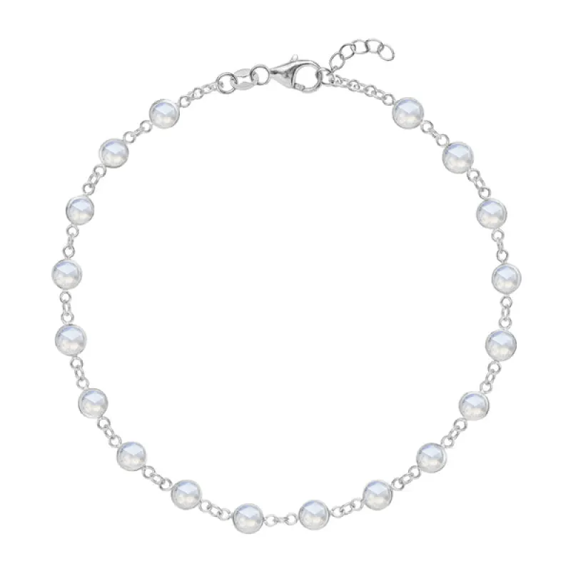 Personalized Newport Birthstone Bracelet in 14k Gold sold by Haverhill
