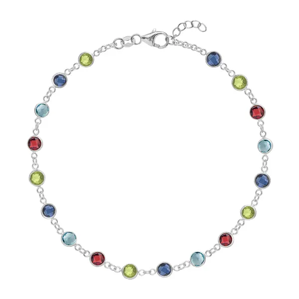 Personalized Newport Birthstone Bracelet in 14k Gold sold by Haverhill